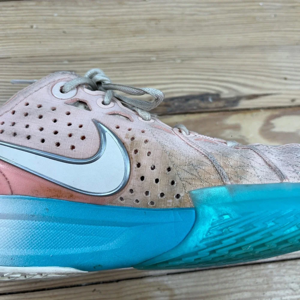 Nike Air Zoom GT Cut 2 Arctic Orange Blue Lightning athletic Mens 7.5 Basketball